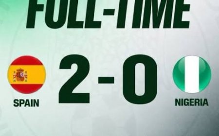 FIFA U20 Women’s World Cup: Nigeria Lose 0-2 To Former Champions Spain