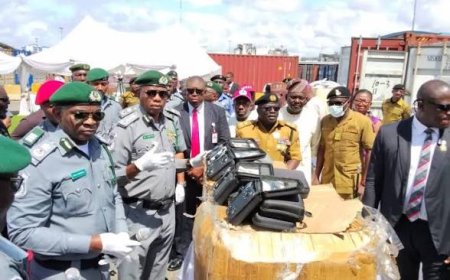 Customs Intercepts Drones, Narcotics , Expired Pharmaceuticals Worth N43.5bn at Apapa Port