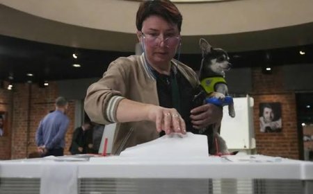 Early results show Russia’s main Kremlin party dominating tightly controlled parliamentary vote