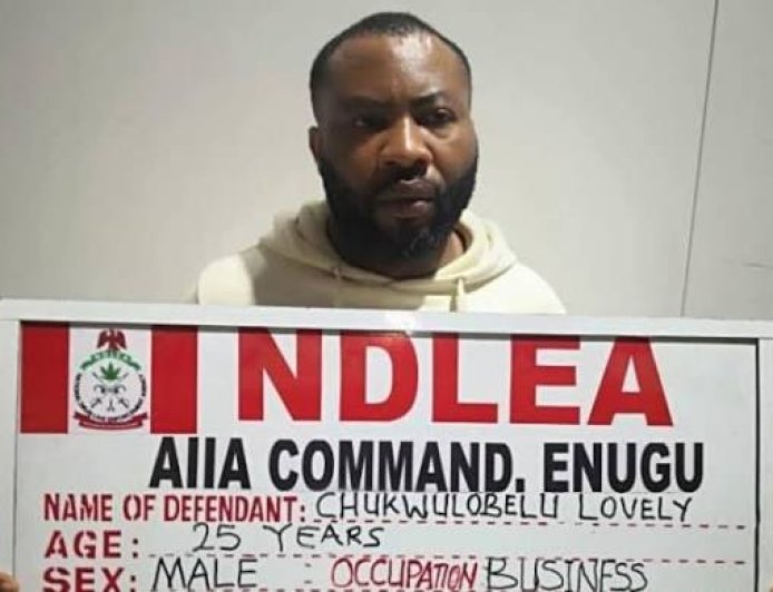 NDLEA Arrests Newlywed With 72 Wraps Of Cocaine At Enugu Airport