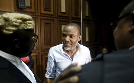 Nnamdi Kanu: FG Abandons Nnamdi Kanu's Appeal Against Conviction As Time For Filing Of Defence Elapses ----- Defence team