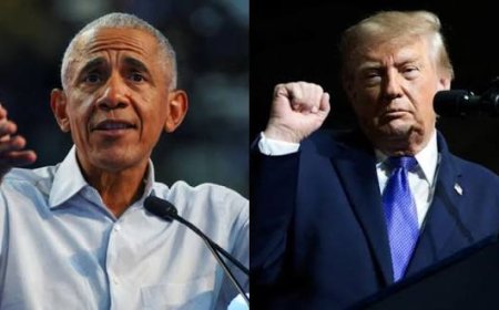 Trump And Obama Serve Up A Food Fight In The Final Days Of Midterm Campaign